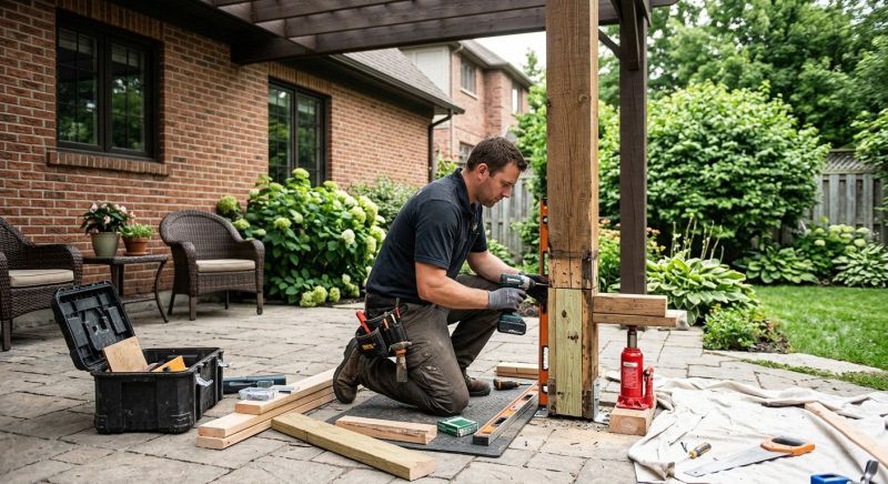 Balcony Column Repair Service